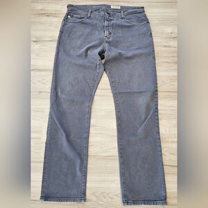AG-ed Men's "Everett" Slim Straight Slate Blue Jeans Sz 38x32